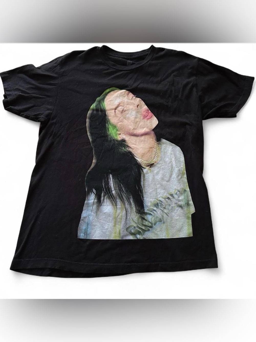 2020 Billie Eilish tour black graphic t-shirt Size L